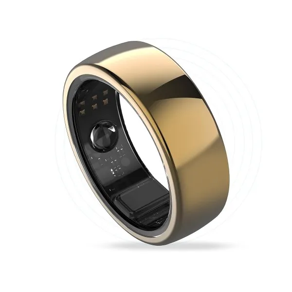 AaboRing Health & Fitness Tracker Smart Ring Size 10 – Gold