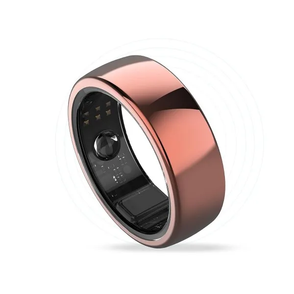 AaboRing Health & Fitness Tracker Smart Ring Size 6 – Rose Gold