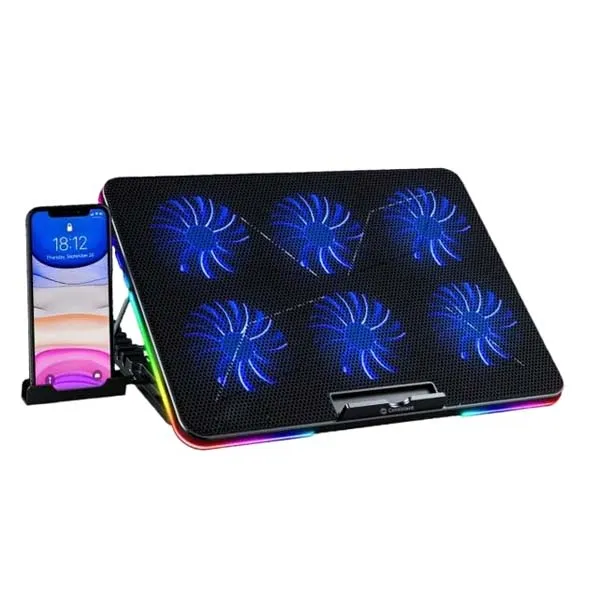 Consistent Glacier Laptop Cooling Pad with Mobile Holder Glacier USB Connection, Portable Computer Stand