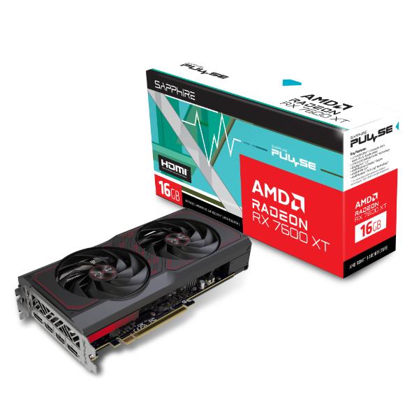 Sapphire PULSE AMD Radeon™ RX 7600 XT 16GB