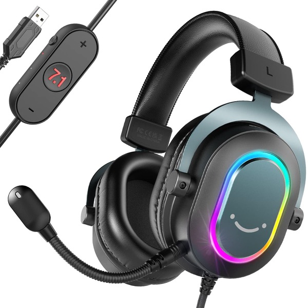 FIFINE Ampligame H6 7.1 Surround Sound Wired Gaming Headphone