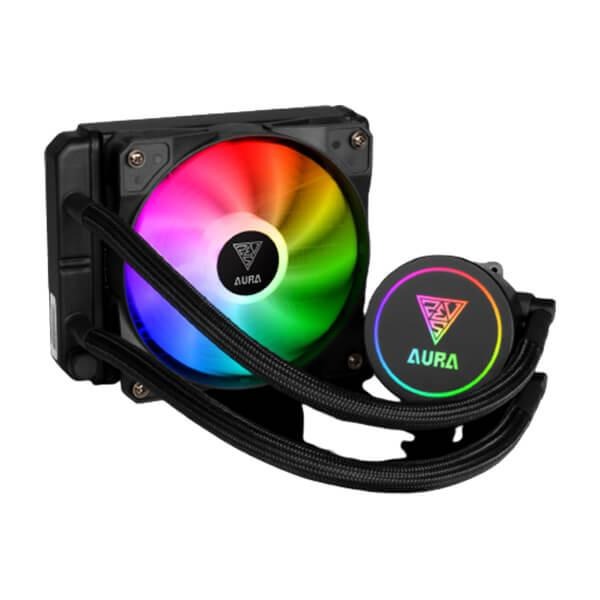 Gamdias AURA GL120 RGB CPU Liquid Cooler Black 1