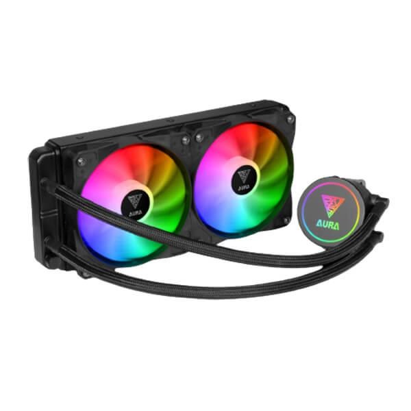 Gamdias AURA GL240 RGB CPU Liquid Cooler Black 1