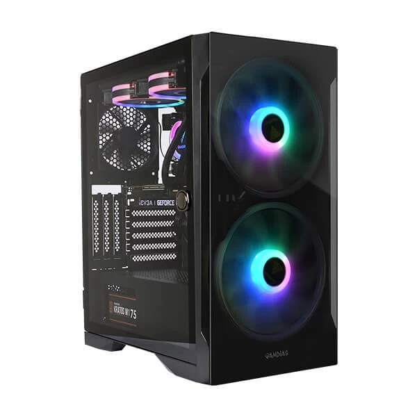 Gamdias Apollo E2 Elite ARGB Cabinet Black 1