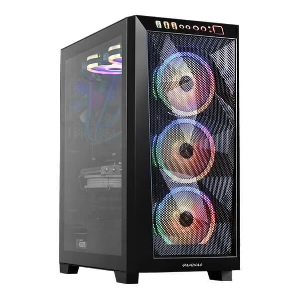 Gamdias Athena M1 Elite ARGB Mid Tower Cabinet Black 1