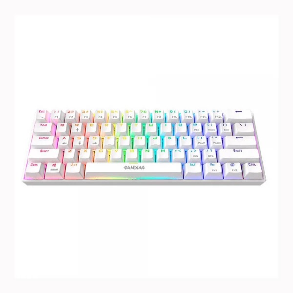 Gamdias Hermes E3 Red Switches Mechanical Gaming Keyboard White 1