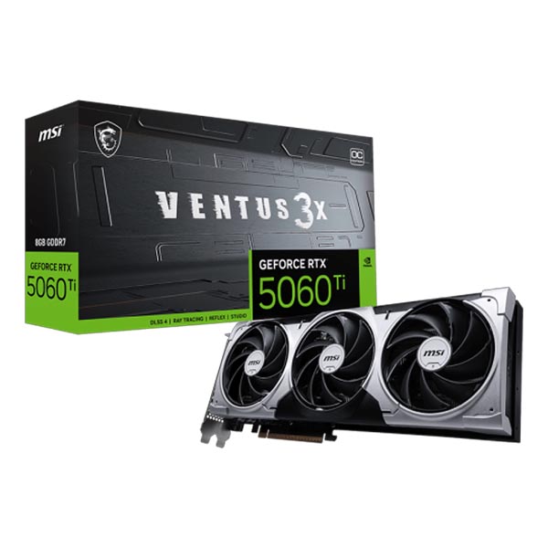 MSI GeForce RTX 5060 Ti 8G VENTUS 3X OC Graphics Card